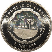 5 Dollars Princess Diana - Loving Mother obverse image