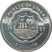 5 Dollars Princess Diana - Royal Family obverse image