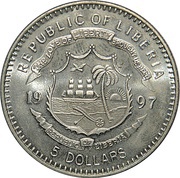 5 Dollars Princess Diana - Australian Tour obverse image