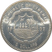 5 Dollars Princess Diana - Tour of Japan obverse image