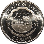 5 Dollars Princess Diana - Young Teacher obverse image
