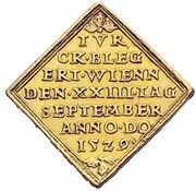 4 Ducats Siege coinage, Austria, 1529 reverse image