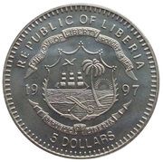 5 Dollars Year of the Ox obverse image