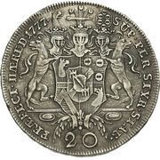 20 Kreuzers - Joseph Nicolas, Austria, 1777 reverse image