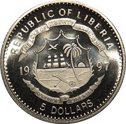 5 Dollars Princess Diana - Mother Teresa obverse image