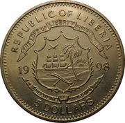 5 Dollars RMS Titanic obverse image