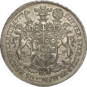 ½ Thaler - Joseph Nicolas, Austria, 1777 reverse image
