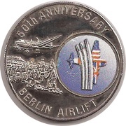 5 Dollars Berlin Airlift reverse image