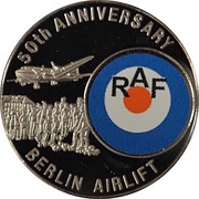 5 Dollars Berlin Airlift, Liberia, 1998 reverse image