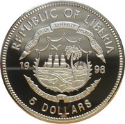 5 Dollars Berlin Airlift obverse image