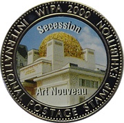 5 Dollars Secession Art Nouveau, Liberia, 1999 reverse image
