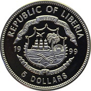 5 Dollars Spanish Riding School obverse image
