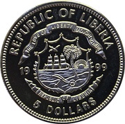 5 Dollars Stephansdom obverse image