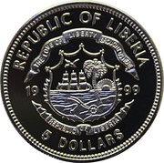 5 Dollars Uno-city obverse image
