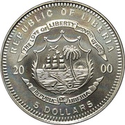 5 Dollars Mayflower bigger issue obverse image