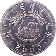 5 Dollars Year of the Dragon; Type I obverse image