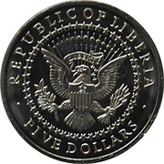 5 Dollars George Bush obverse image