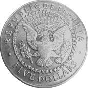 5 Dollars John Adams obverse image