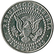 5 Dollars James Madison obverse image