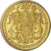 10 Ducats - Leopold Victor Johann, Austria, 1732 reverse image