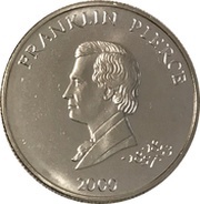 5 Dollars Franklin Pierce, Liberia, 2000 reverse image