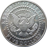 5 Dollars Benjamin Harrison obverse image