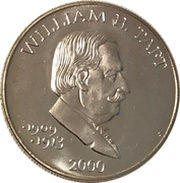 5 Dollars William H. Taft, Liberia, 2000 reverse image