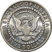 5 Dollars George W. Bush obverse image