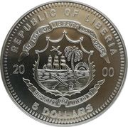 5 Dollars Wallstreet obverse image