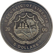 5 Dollars Welcome obverse image