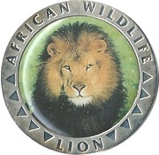 5 Dollars Lion, Liberia, 2000 reverse image