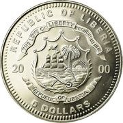 5 Dollars Europe obverse image
