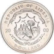 5 Dollars Lady Liberty obverse image
