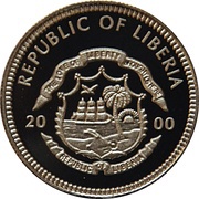 5 Dollars Holy Year 2000 John Paul II obverse image