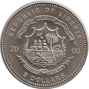 5 Dollars Titanic with 5$ obverse image