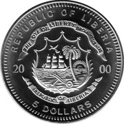 5 Dollars Titanic without "$5" obverse image