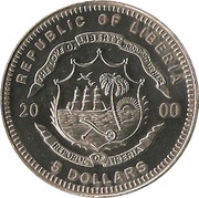 5 Dollars Cologne Cathedral obverse image