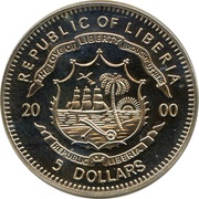 5 Dollars Attack on Pearl Harbor obverse image