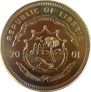 5 Dollars Discovery of America obverse image