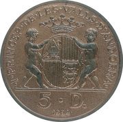 5 Diners - Joan Martí i Alanis Episcopal Co-Prince reverse image