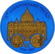 5 Dollars Vatican City reverse image