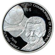 5 Dollars World Cup Soccer reverse image