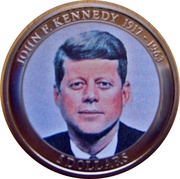5 Dollars John F Kennedy, Liberia, 2006 reverse image