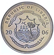 5 Dollars Queen Mary II obverse image