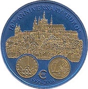 5 Dollars Czech Republic reverse image