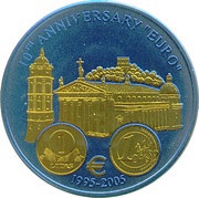 5 Dollars Lithuania reverse image