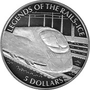 5 Dollars ICE, Liberia, 2006 reverse image