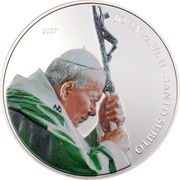5 Dollars Pope John Paul II, Liberia, 2007 reverse image
