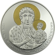 5 Dollars The Black Madonna of Częstochowa, Liberia, 2007 reverse image