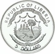 5 Dollars George Washington obverse image